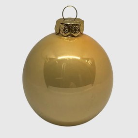 Sötétszürke-ezüst-pezsgő karácsonyi üveggömb szett, 6 cm, 12 db