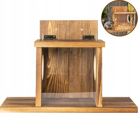 Mókus etető 2 bejárattal Fa