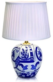 Goteborg kék-fehér asztali lámpa, magasság 48 cm - Markslöjd