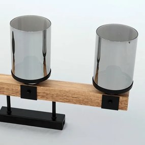 Brilagi - VISTA felületre szerelhető csillár 3xE27/60W/230V tölgy