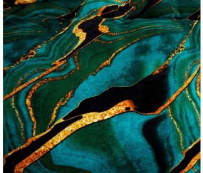 Mikroplüss ágyneműhuzat TARELI türkiz Ágyneműhuzat mérete: 70 x 80 cm | 140 x 200 cm