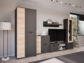 Ventura szekrénysor (Antracit-Sonoma) modern