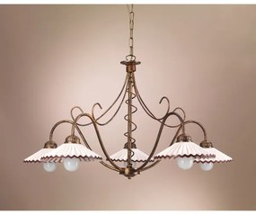 ONLI - Csillár láncon ROSINA 5xE14/6W/230V