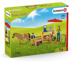 Schleich 42528 Mobil piaci stand