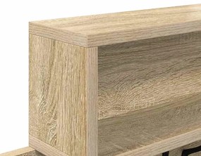 Fali Kabáthorog sonoma tölgy 100 x 12 x 43.5 cm Faanyag