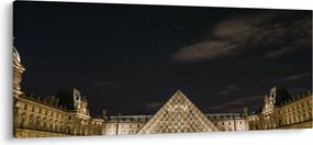 Kép - Louvre éjjel (120x50 cm)