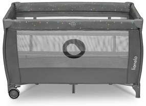 Lionelo - Utazóágy STEFI PLUS, szürke/többszínű