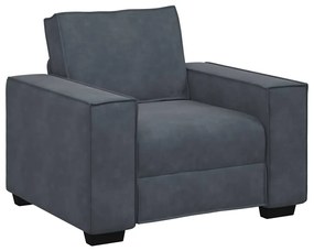 vidaXL sötétszürke bársony kanapéfotel 60 cm