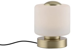 Asztali lámpa sárgaréz LED-del 3 fokozatban, érintéssel szabályozható - Mirko