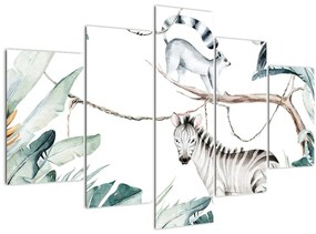 Kép - egzotikus állatok (150x105 cm)