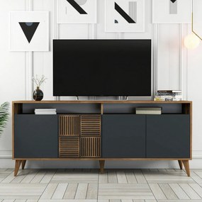 Milan 2 Walnut and Anthracite szekrény