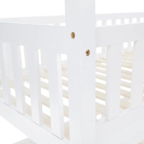 Montessori emeletes ágy, fehér, VENITA TYP 2