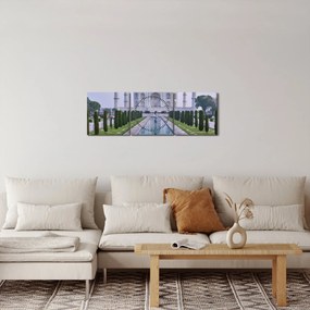 Kép - Taj Mahal napkeltekor (órával) (90x30 cm)