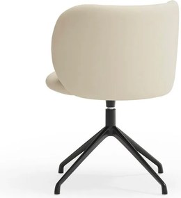 Bézs kárpitozott étkezőfotel Mogi – Teulat