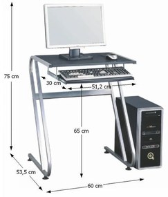 Számítógépasztal Jark. 779609