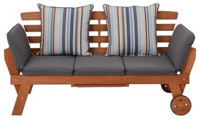Barna tömörfa kerti pad Rincon – Garden Pleasure