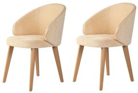 Bentley Beige and Light Oak étkezőszék szett, 2 db