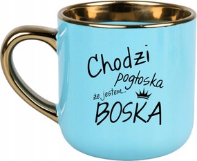 Bögre Kék 400ml Ajándék Vicces Anyák Napja Isteni Vagyok