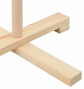 Fából készült Karácsonyfa Természetes 210 cm Tömör fenyőfa