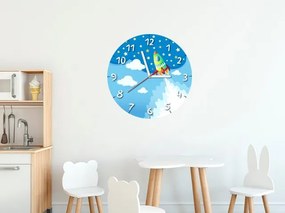 Gyerek óra Világűr rakéta 30x30cm ZD5367A_1OD