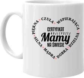 A világ legjobb anyukájának tanúsítványa Ajándék Bögre Anyukáknak