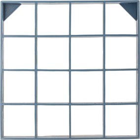 Kék többszintes újrahasznosított fa fali polc 70 cm Bekka – Bloomingville