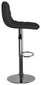 2 db fekete szövet bárszék