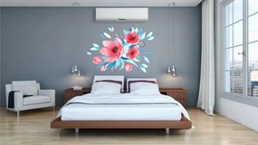 Virágok dekoratív falmatrica 60 x 120 cm