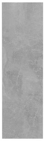 2 db betonszürke fali cipősszekrény 60 x 18 x 60 cm