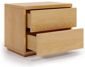 Natúr színű éjjeliszekrény Abilen – Kave Home