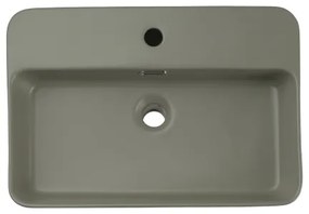 COMAD TRUST 2 OLIVER GREEN (E-6282) - TRUST 55x38 cm zöld mosdó pultba