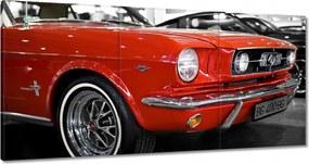 Vászonkép 180x90 Piros Mustang