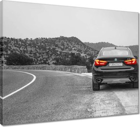 Vászonkép 50x40 Bmw fekete X6