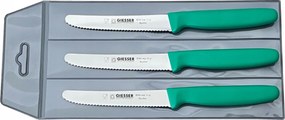 Giesser 3 db-os késkészlet 8365 zöld 11cm
