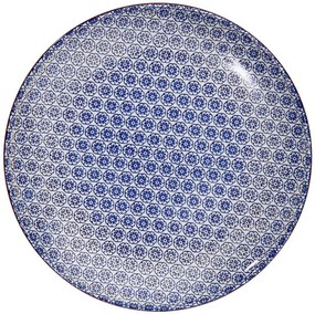 RETRO tányér, kék 26 cm