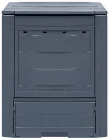 2 db szürke kerti komposztáló 60 x 60 x 73 cm 520 liter