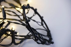 LED karácsonyfa fényfüzér 200 LED meleg fehér