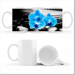 Fotó bögre Türkiz orchidea Virág