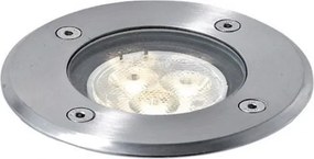 NOVOLUX 037A-L02D1A-30 BORA Kültéri Talajba Építhető Lámpa Ezüst LED IP67