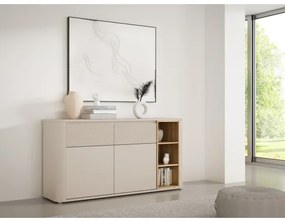 Komód INAR bézs/tölgy