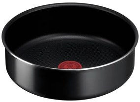 Tefal - Serpenyőkészlet 3 db INGENIO EASY COOK &amp; CLEAN BLACK