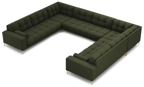 Zöld sarokkanapé (U alakú) Bali – Cosmopolitan Design