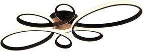 TRIO 645619132 FLY Modern LED Mennyezeti Lámpa Fekete LED IP20