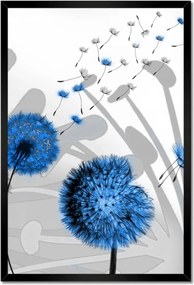 Poszterek keretben 40x60 Kék pitypangok