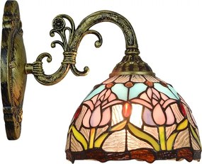 Brilagi - Tiffany ólomüveg falilámpa LORAS 1xE27/40W/230V