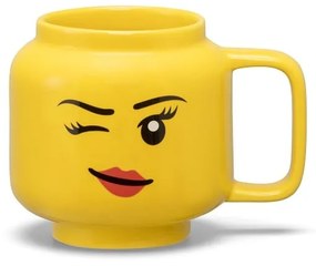 Sárga kerámia gyerek bögre 255 ml Head – LEGO®