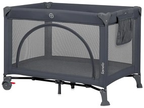 Lionelo - Utazóágy LAURA beton-szürke