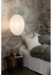 Fehér függőlámpa textil búrával ø 40 cm Florence – Markslöjd