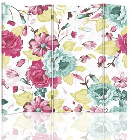 Gario Paraván Vintage virágok Méret: 180 x 170 cm, Kivitelezés: Klasszikus paraván