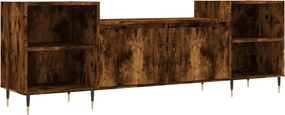 vidaXL füstös tölgy színű szerelt fa TV-szekrény 160x35x55 cm